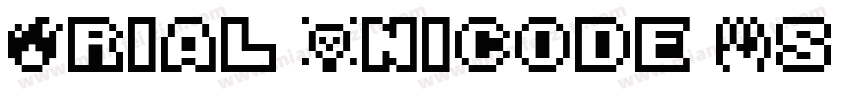 Arial Unicode Ms 常机(TrueType)(CHINE字体转换